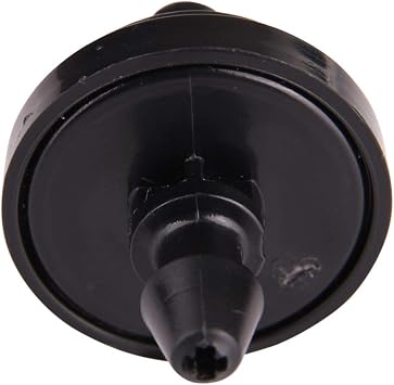 Raindrip PC4050B 1 GPH Pressure Compensating Drippers, Drip Irrigation Emitters for Drip Irrigation Gardening System, Maintains Constant Water Flow, 50-Pack, Black