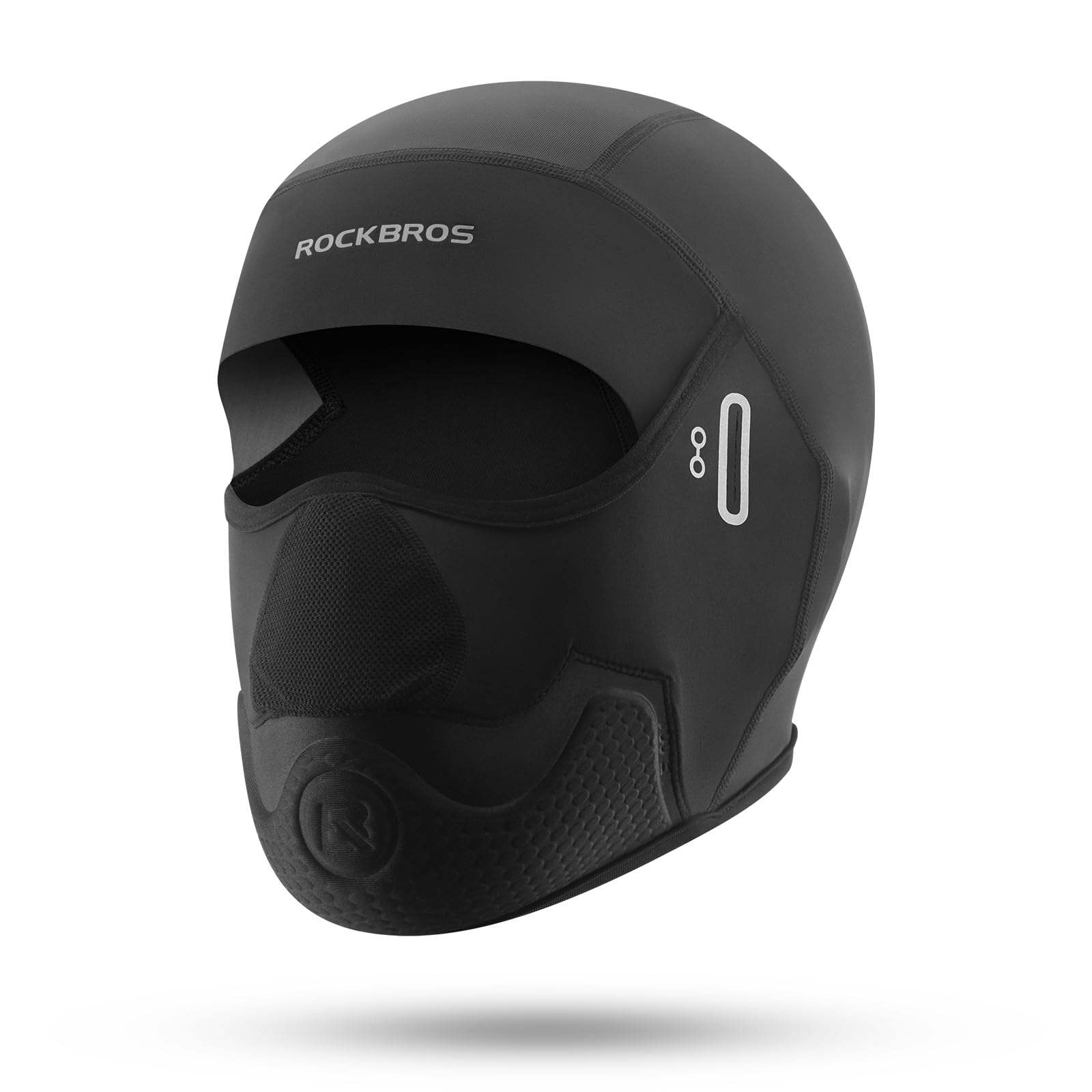 ROCKBROS Passamontagna Estivo Corto, Sottocasco Moto, Maschera Bici Traspirante, Balaclava Bici Moto con Fori per Occhiali, per Ciclismo, Trekking, Uomo e Donna