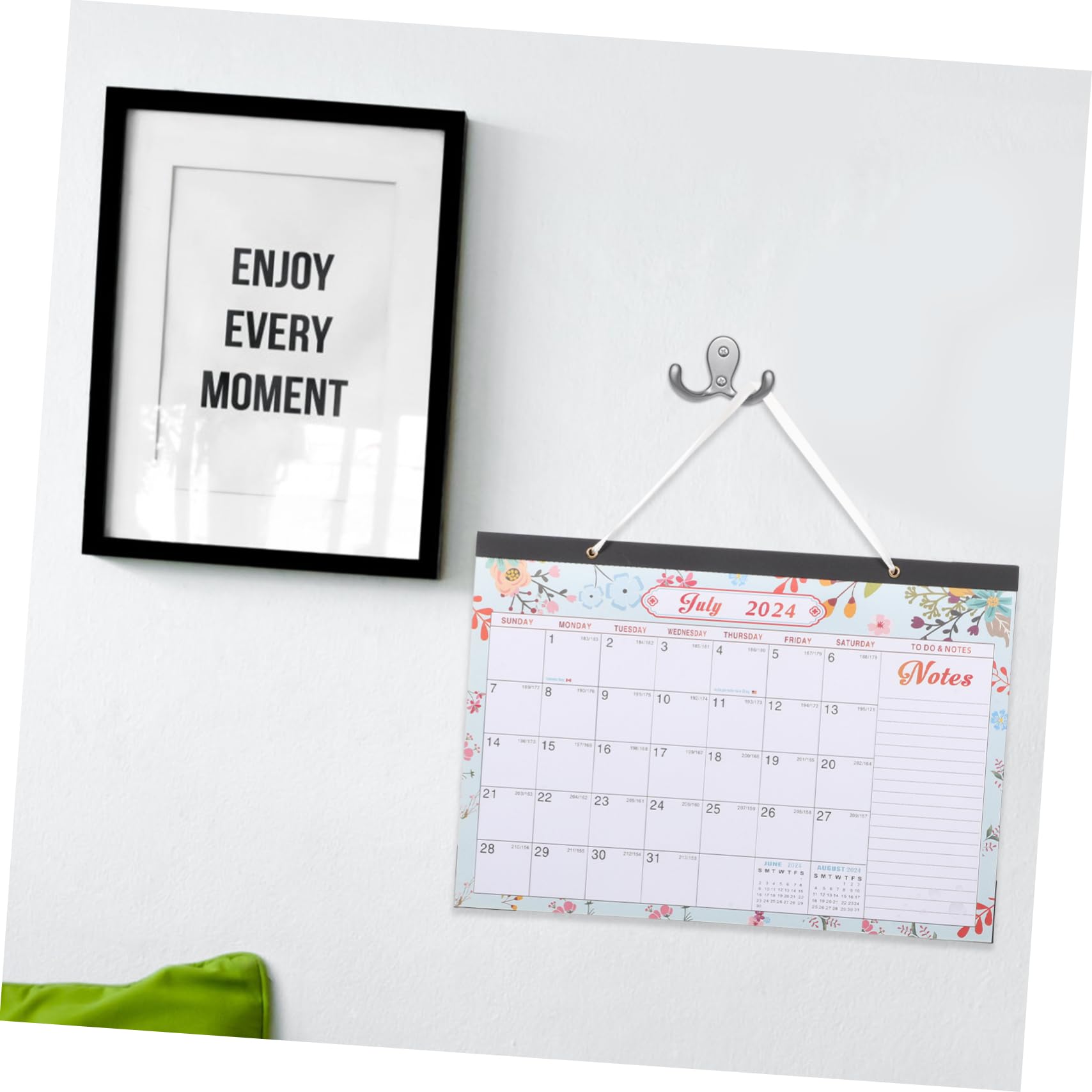 TEHAUX 3piezas Calendario De Pared Familiar Inglés Calendario Mensual Colgante Para Oficina y Hogar Planificador De Actividades Diseño Original y Espacio Para Notas