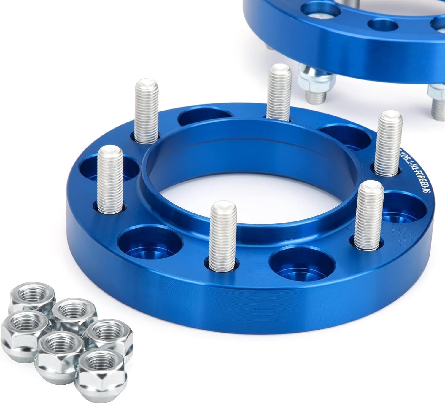 KSP 1 inch 6x5.5 Hub Centric Wheel Spacer Compatible with Toyota 4Runner Fj Cruiser Tundra 6 Lug Wheel, Forged 4PCS 6x139.7mm Wheel Spacers with 106mm Hub Bore 12x1.5 Studs