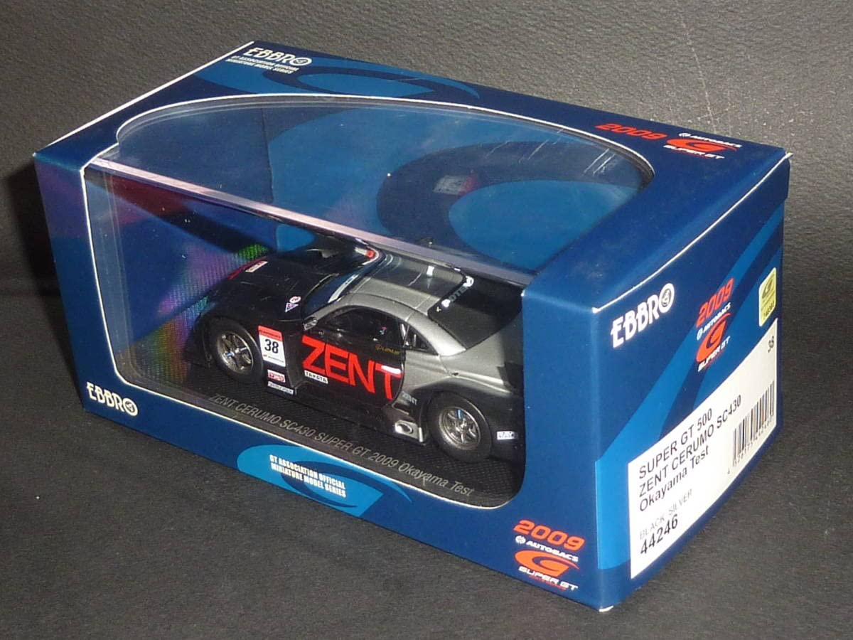 Amazon.co.jp: EBBRO 1/43 ZENT CERUMO SC430 スーパーGT 2009 Okayama