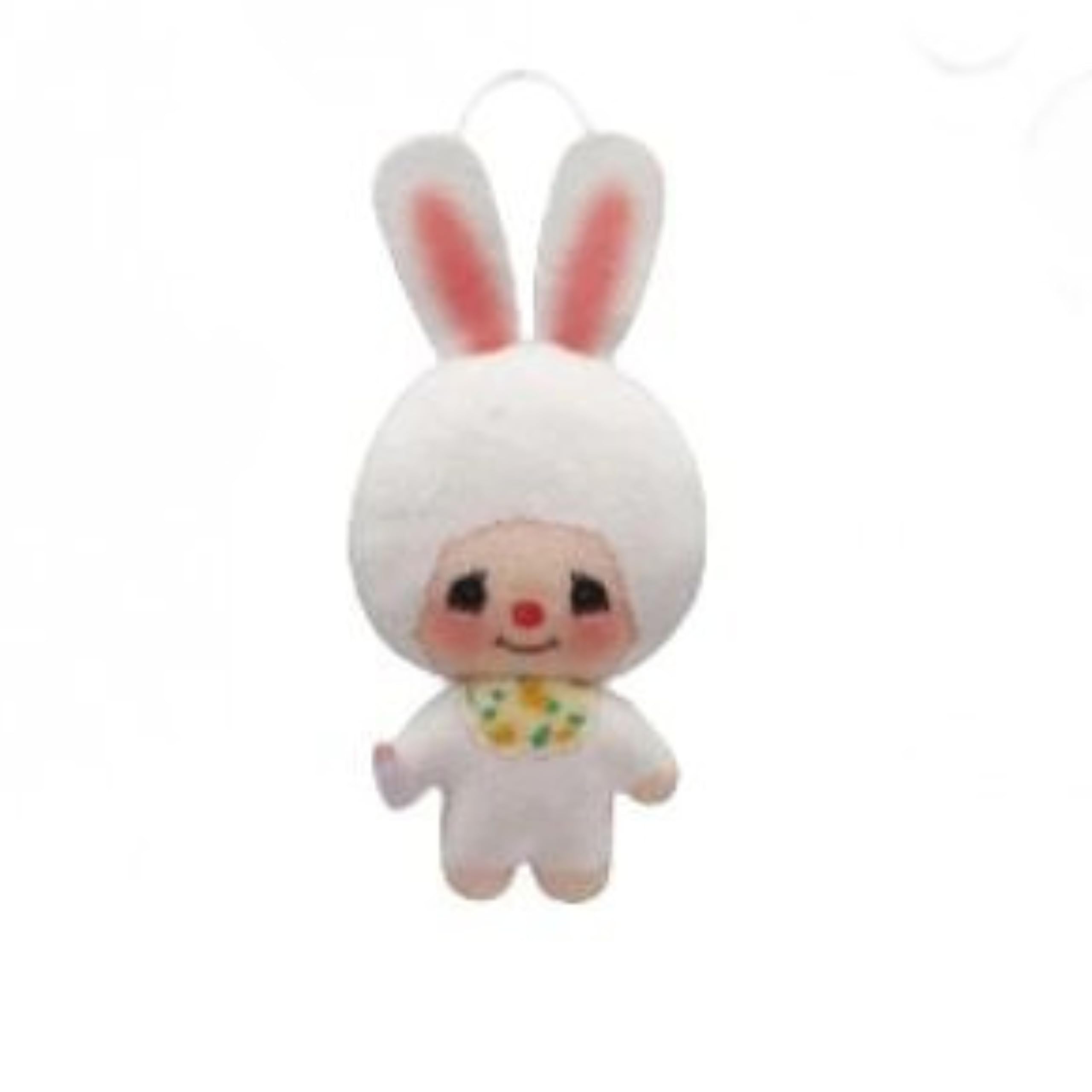 Amazon.co.jp: 白うさぎ モンチッチ お花柄ぬいぐるみちゃーむ 公式