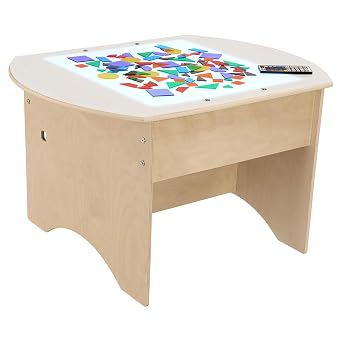 Contender 30 Brilliant Light Table for Kids, Interactive Sensory Light Table for Classroom, Daycare, Preschool