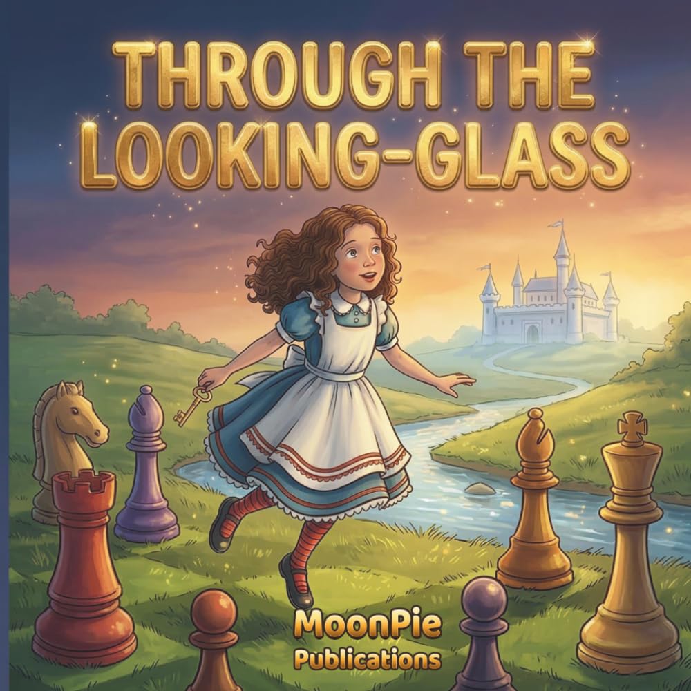 Through the Looking-Glass: A Cinematic Illustrated Classic Children's Book for Ages 3–6 | Bedtime Read Aloud Fantasy Adventure