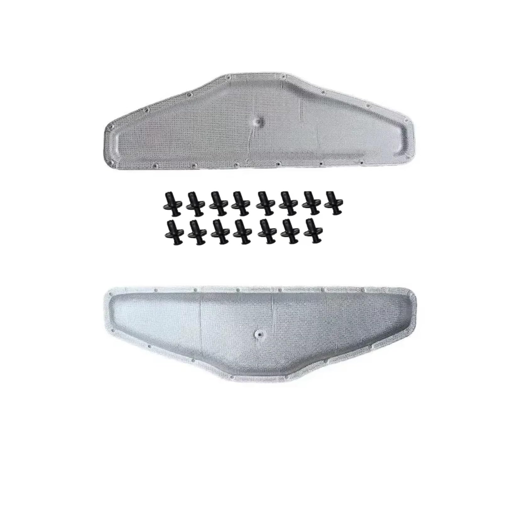 Compatible with XPeng for G6 F30 2023 2024 2025 2026 Car Hood Thermal Lining Engine Soundproof Cotton Insulation Mat Cover Bonnet Mat Bonnet Mat(Front Rear Aluminum)
