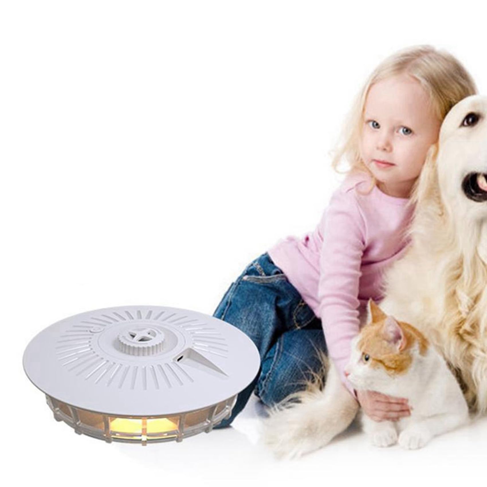 4X Fleas Trap Sticky Dome Bedbug Sbarazzati delle Pulci Trappola Multifunzionale Regolabile Trapping Lamp Catcher per Pulci Bedbug
