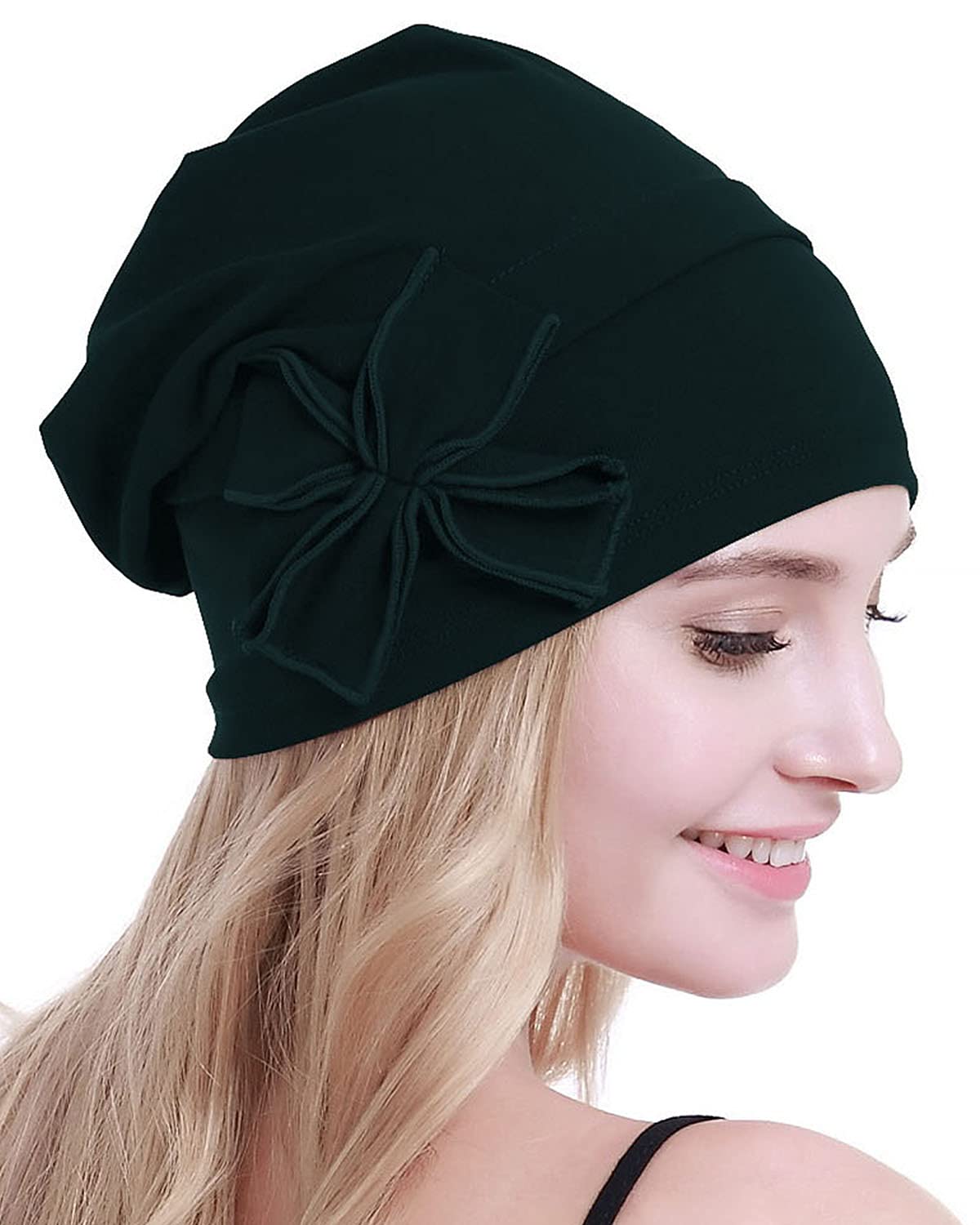 osvyo Bamboo Chemo Headscarf for Women Hair Loss – Cancer Slip On Headwear Turbans Sealed Packaging