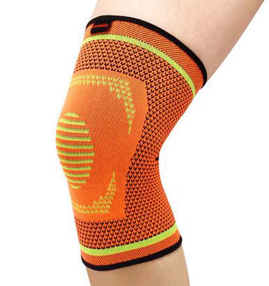 PANDA SUPERSTORE Professional Sports Kneepad Running Anti-wear Breathable Knee Brace, Orange