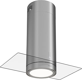 Klarstein Hanging Island Cooker Hood, Extractor Fan for Kitchen Islands, 544m³/h Airflow, Timer, Adjustable Kitchen Extractor Fan with Chandelier Design, 3 Mode Cooker Hoods, Activated Carbon Filters [Energy Class A]