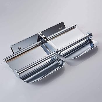 トイレットペーパーホルダー 紙巻器2連、壁掛け式、ソリッドブラス+ガラス製、光沢 Amazon.co.jp: トイレットペーパーホルダー 紙巻器2連、壁掛け式