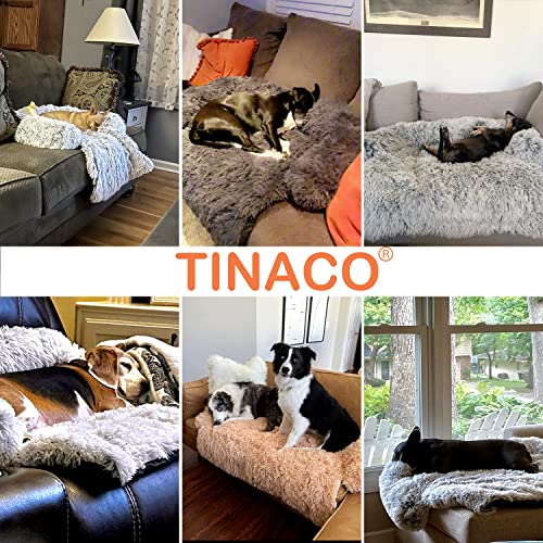 Dogs/Cats Bed Mats, Couch Cover For Dogs, Sofa Style Luxurious Mat For Pets, Waterproof Lining And Nonskid Bottom Perfect On Dog Crate, Cat Cage Or In The Car. (Desert Brown, M) #TOP1