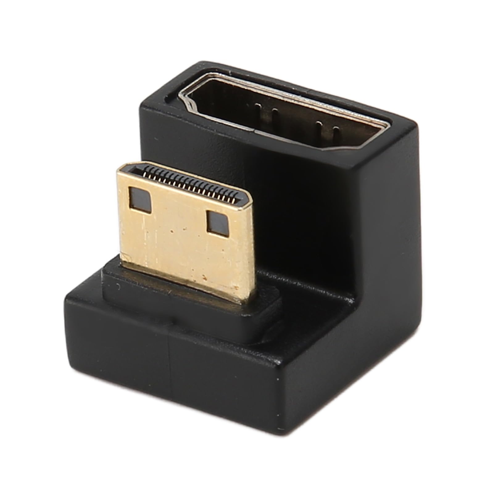 MiniMale toFemale Adapter, 180 Degree Angled U Shaped 8K@60Hz/4K@120Hz Converter Extender, for Cameras, Monitors