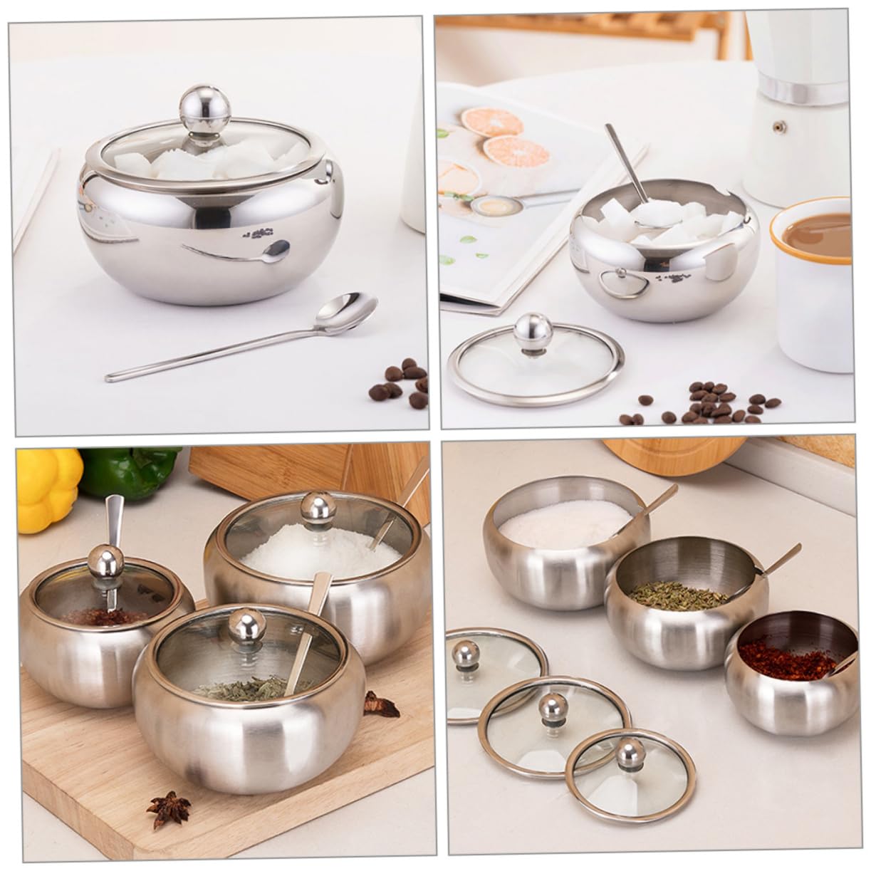 Cabilock Plumero De Acero Inoxidable Confitero Azucareros Criba