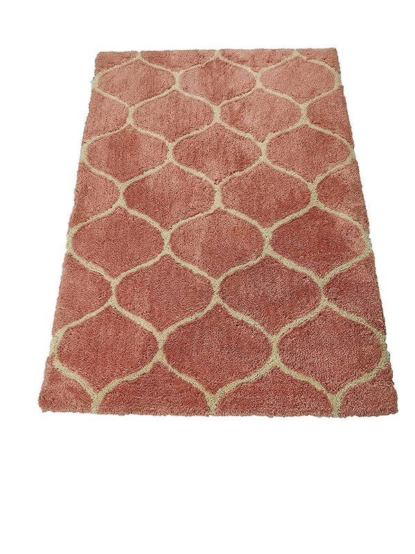 Image of Handmade Shaggy Pure Microfiber Smooth & Anti-Skid Carpets for Bedroom & Living Room, 2 inch Thickness Size- 12X15 Feet