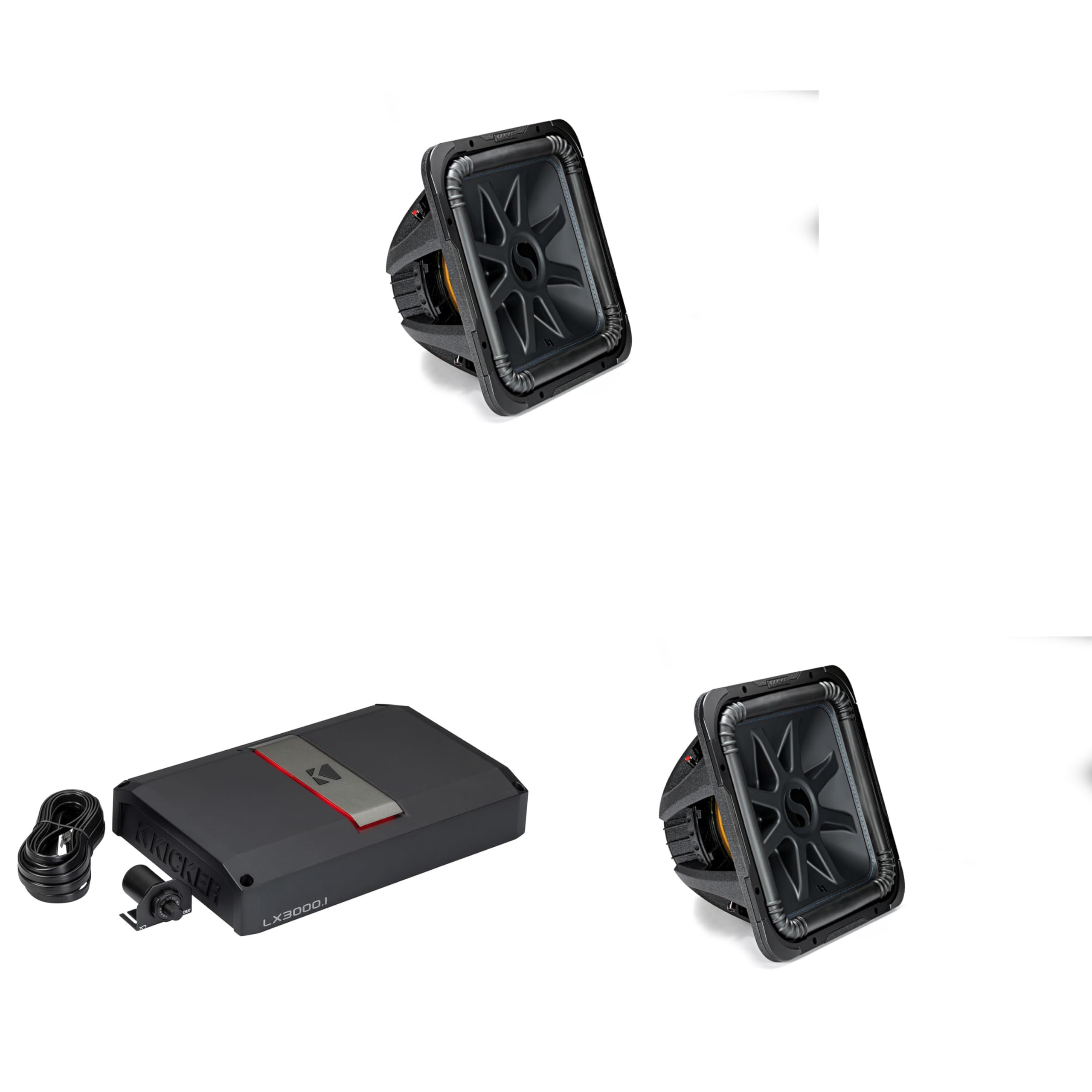 Kicker LX3000.1, (2) 15