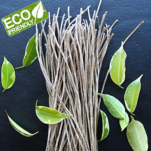 Cozyours 8 Inch Organic Hemp Candle Wicks (100 Pcs), Pretabbed, Pre-Waxed By 100% Natural Beeswax #TOP3