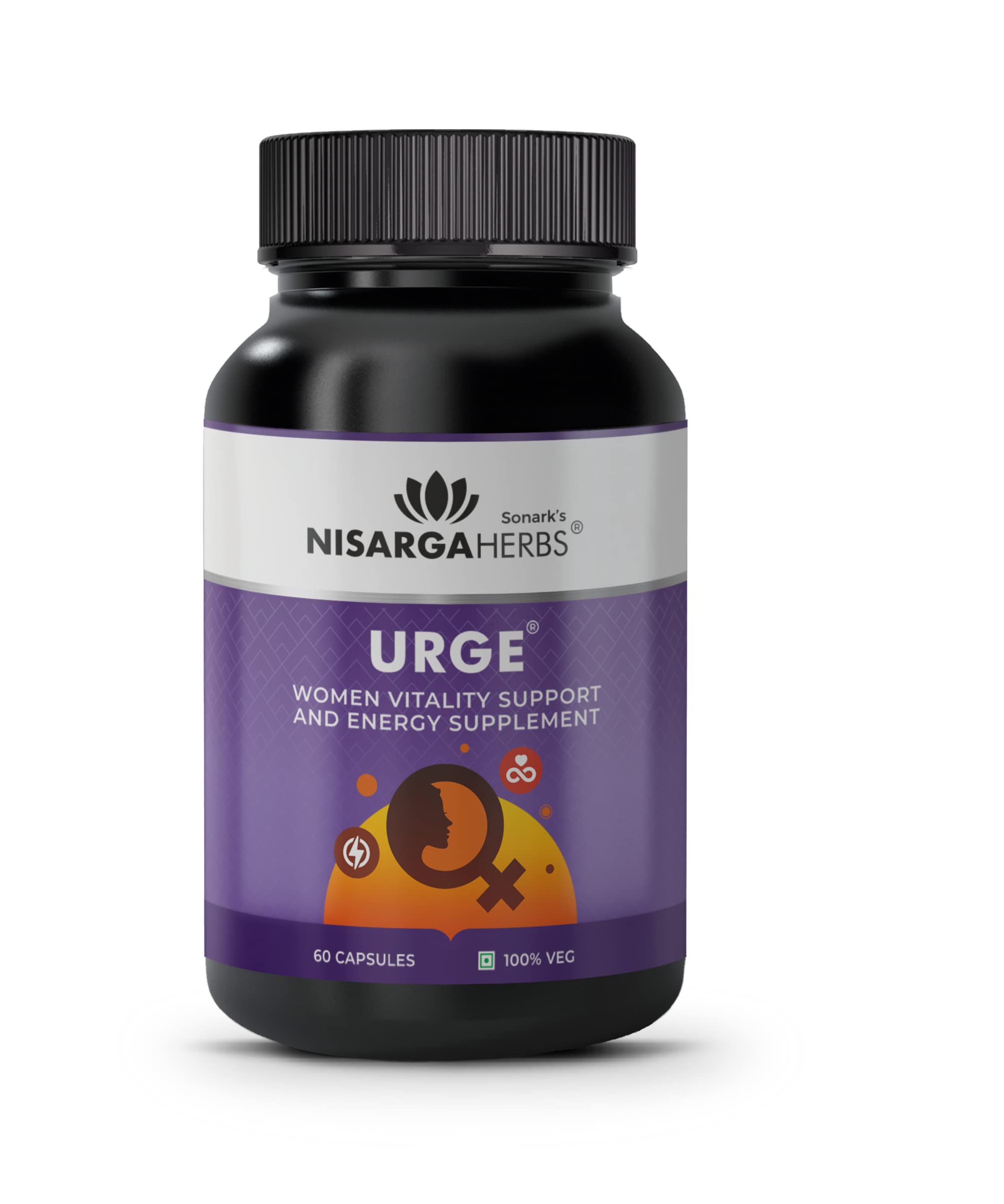 Nisarga Herbs, Urge, for Women Wellness & Vitality, 60 Natural Capsules (B0B7KKD16T) Amazon Price History, Amazon Price Tracker