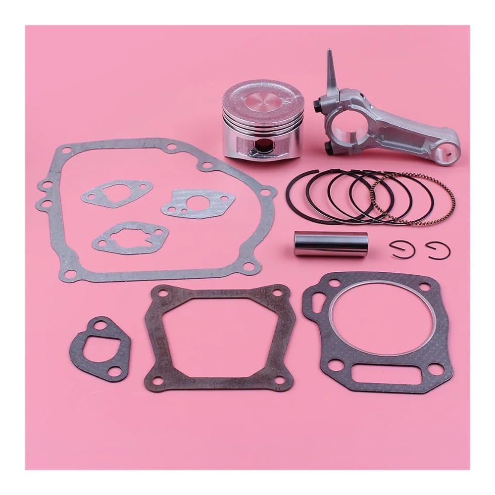 Kit Completo de Juntas de biela y pistón de 68 mm for Motor GX160 de 6,5 HP, Repuesto for cortacésped.