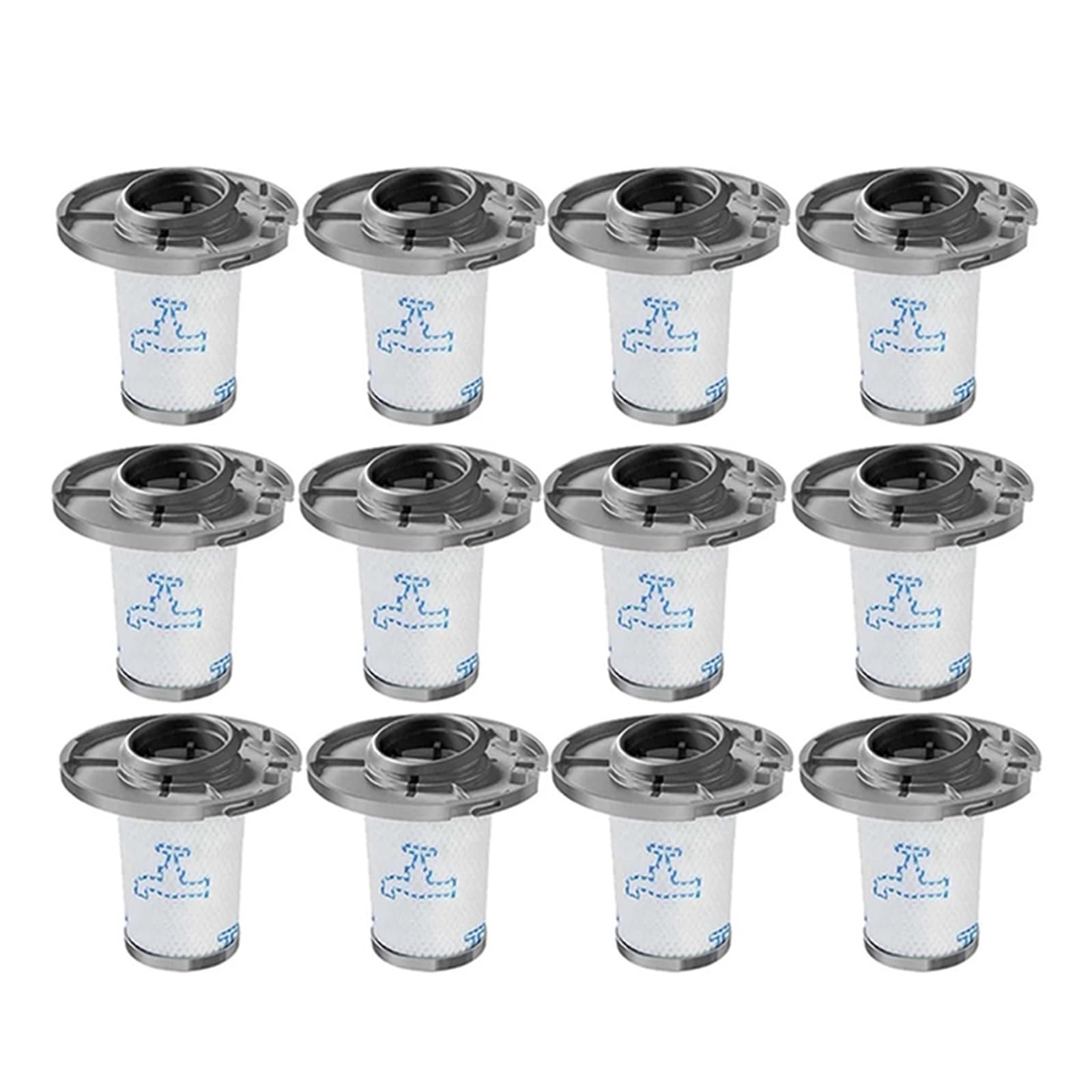 Zmywalny Filtr, Kompatybilny Z Rowenta X-Force Flex 8.60 X-Pert 6.60, Część Zamienna Do Nasadki Odkurzacza(12PCS)
