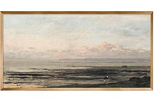 Unframed Rolled Vintage Farmhouse French Country Wall Art Decor Above Bed