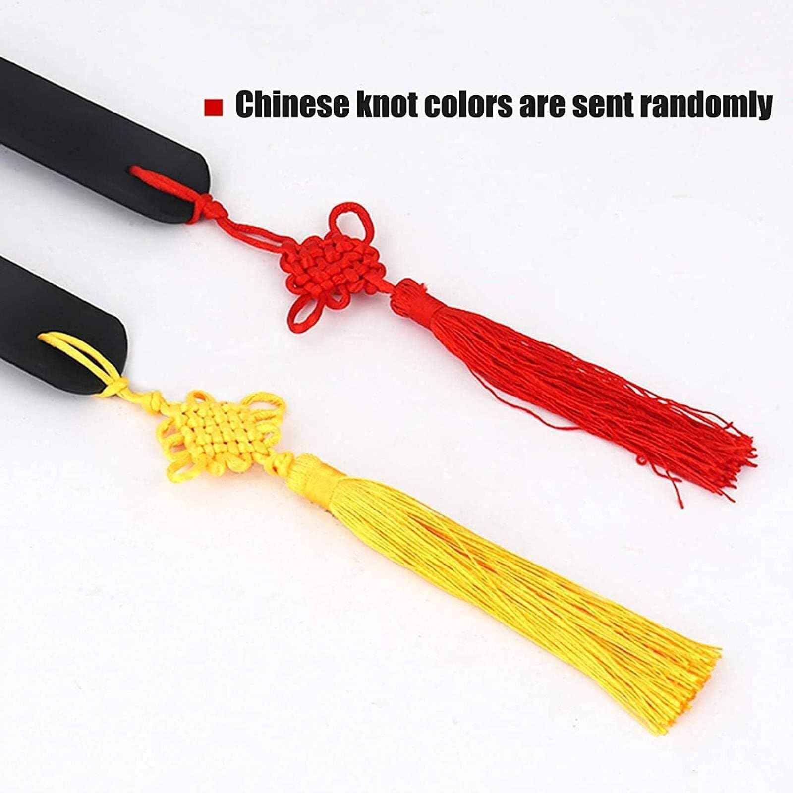Schuhlöffel aus Edelstahl, Schuhlöffel für Herren, handgefertigte chinesische Knoten, Schuhlöffel aus Metall mit langem Griff, passend für alle Schuhzieher