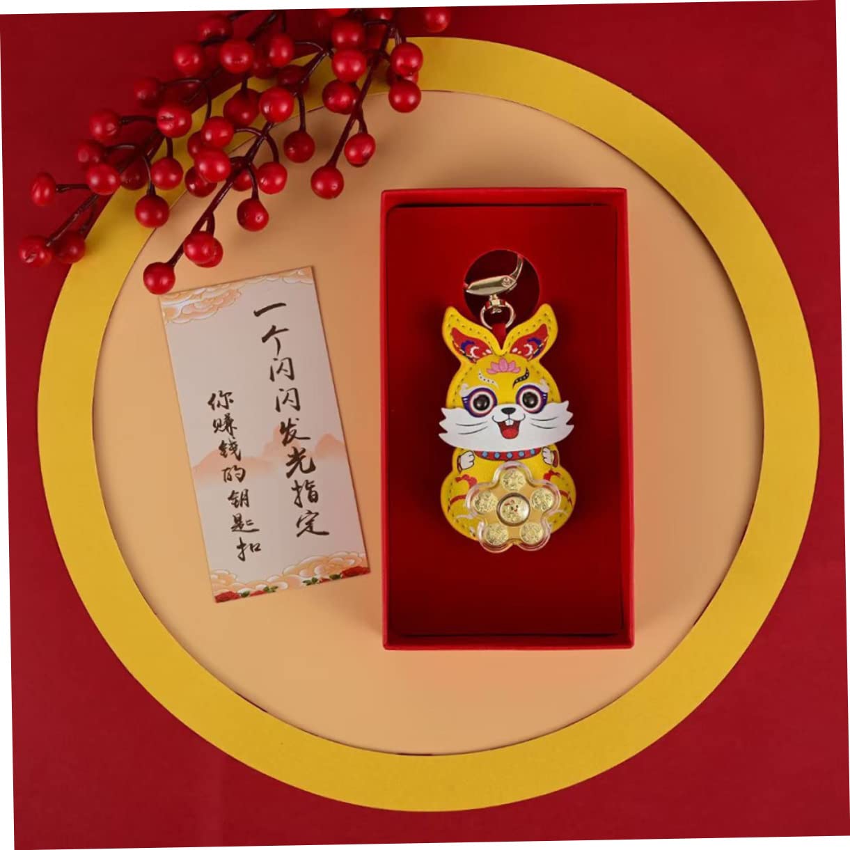 LIFKOME 5pezzi Portachiavi Ciondolo Decorativo Per Borse e Accessori Idea Per Per Capodanno