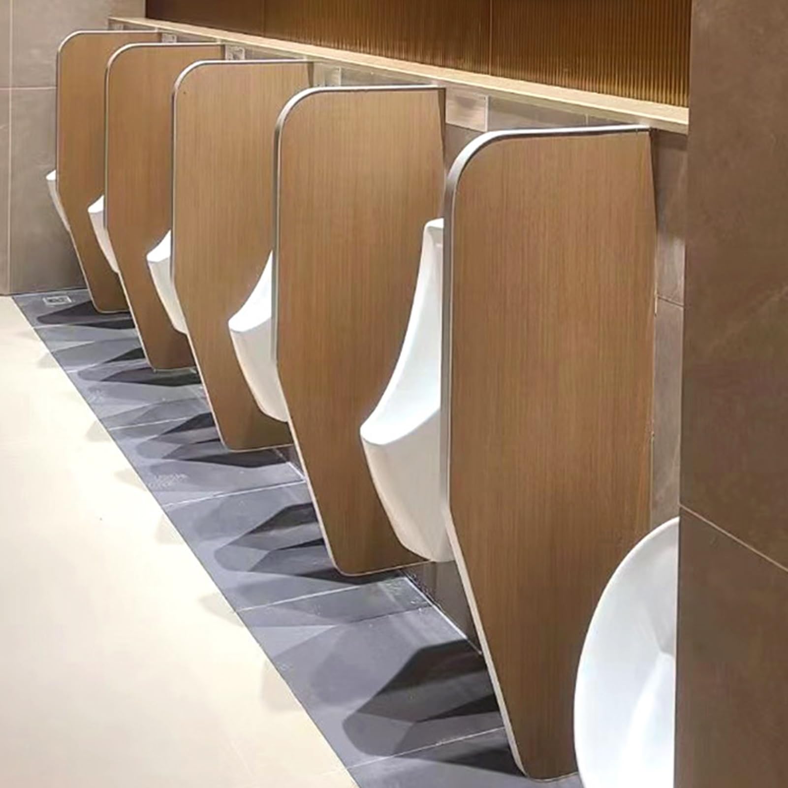 BKSXSOP Urinal Partition Baffle Protectors for Restrooms (3pcs) Ideal Hotels Public Facilities and Commercial ToiletsEnhance Hygiene Privacy