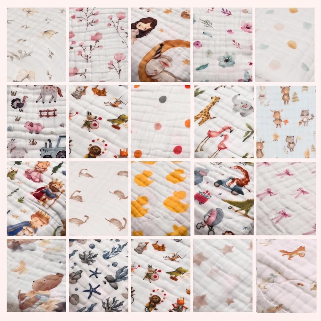 Natchiketa Manta para bebé, colcha de muselina de algodón orgánico de lujo de 10 capas para niños pequeños, manta para cochecito, manta de viaje, regalo de lujo para bebés y niños pequeños (sueño