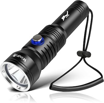 WINDFIRE X1 Scuba Diving Flashlight Super Bright Underwater Dive Lights