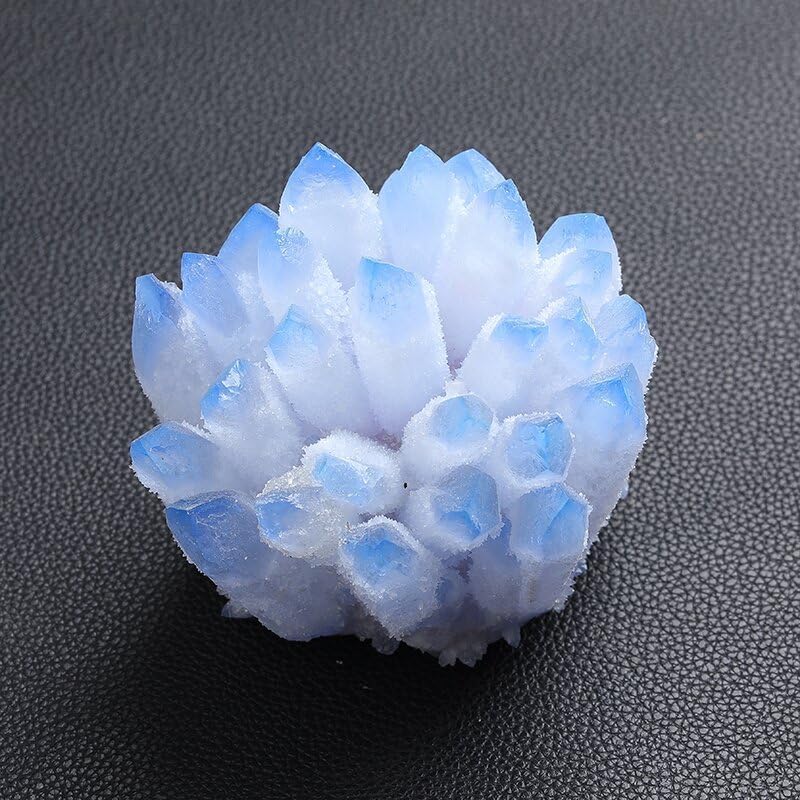 Amas de quartz bleu cristal d'exception de collection 300g - 2