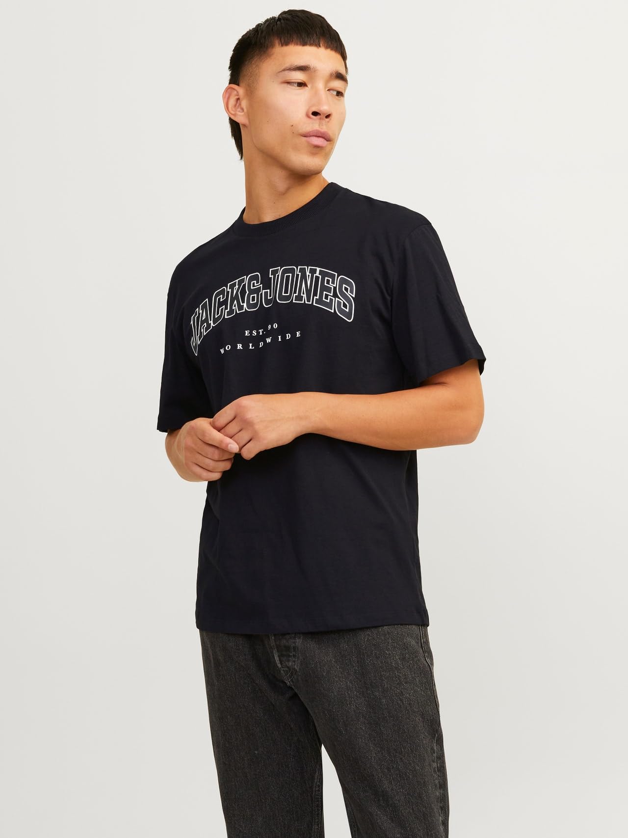 Erkek Jjecaleb Varsity Tee Ss O-Neck Noos T-Shirt
