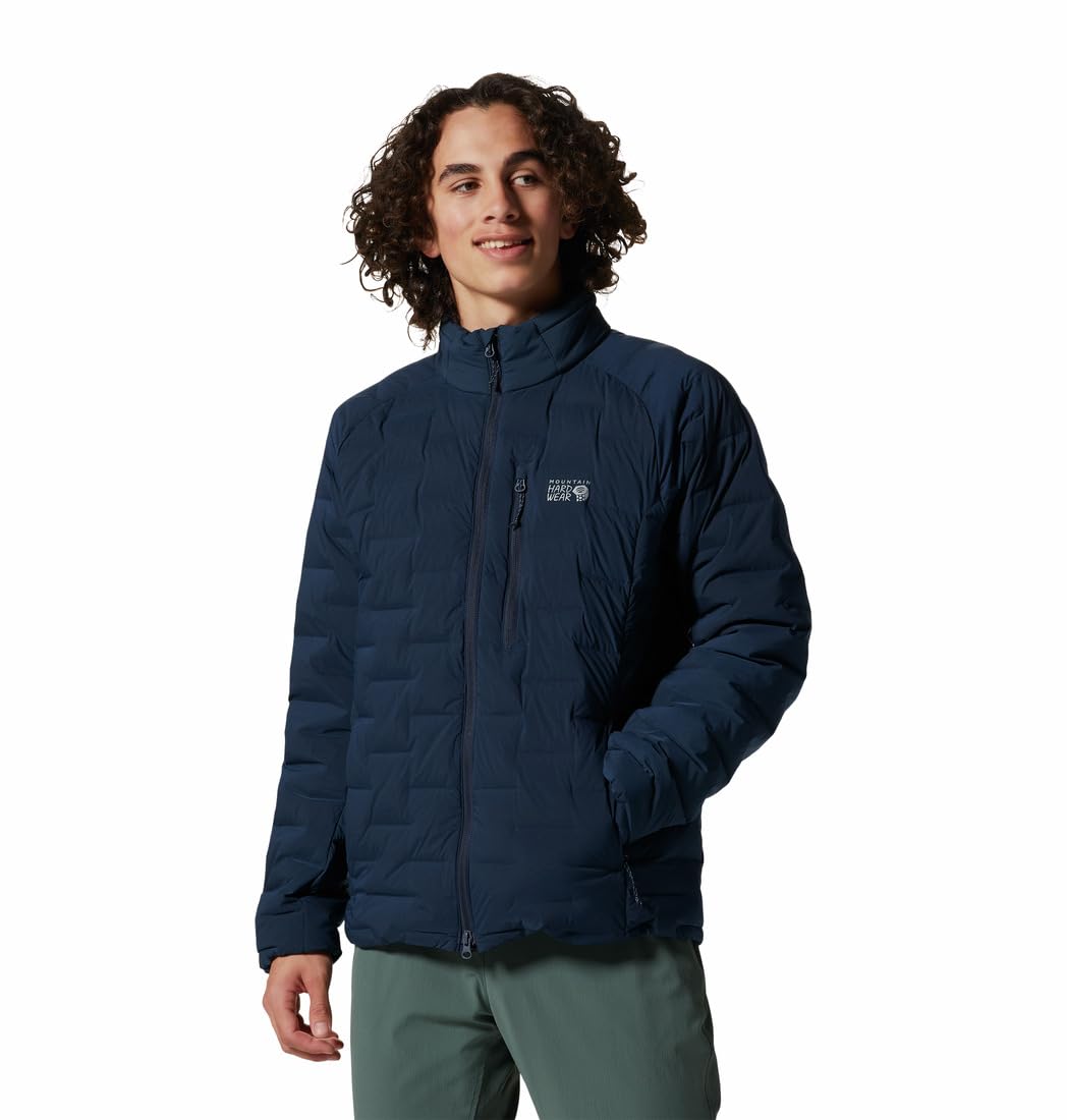 Mountain Hardwear Giacca da Uomo StretchDown Hardwear, Blu Navy, XL