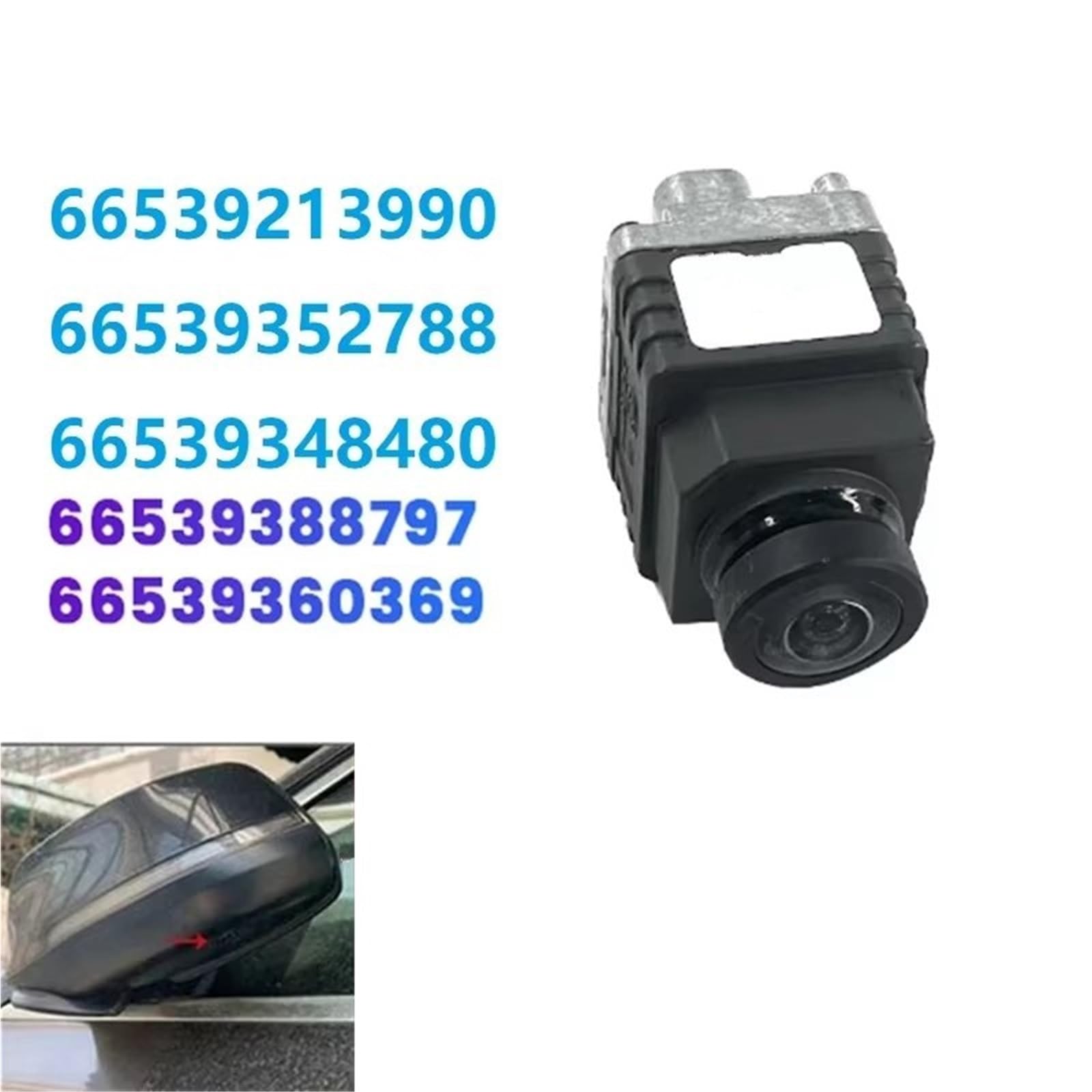 Caméra Arrière Caméra Vue Avant Et Arrière Surround 360 Degrés, pour BMW pour X4 pour X5 pour X6 I8 F26 F15 F85 F16 F86 66539388797 66539360369