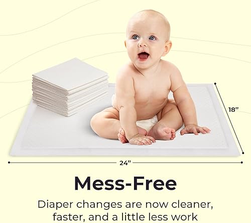 Miniatura 2 de Peekapoo - Bolsas de cambio desechables 50 unidades súper suaves ultra absorbentes e impermeables - Cubre cualquier superficie para cambios de