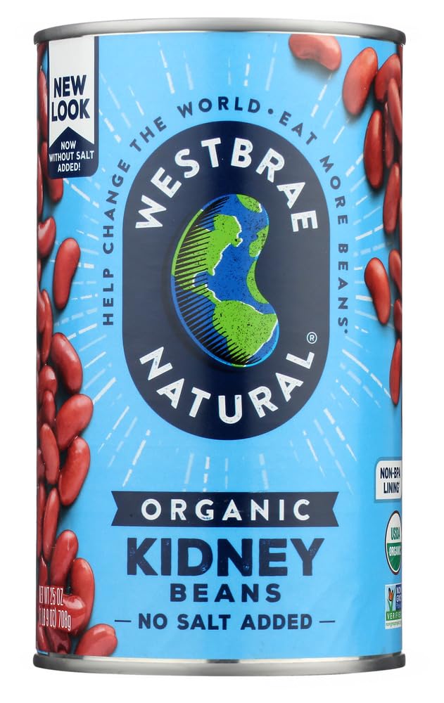 Westbrae Foods Organic Kidney Beans, 25 Ounce - 12 per case.
