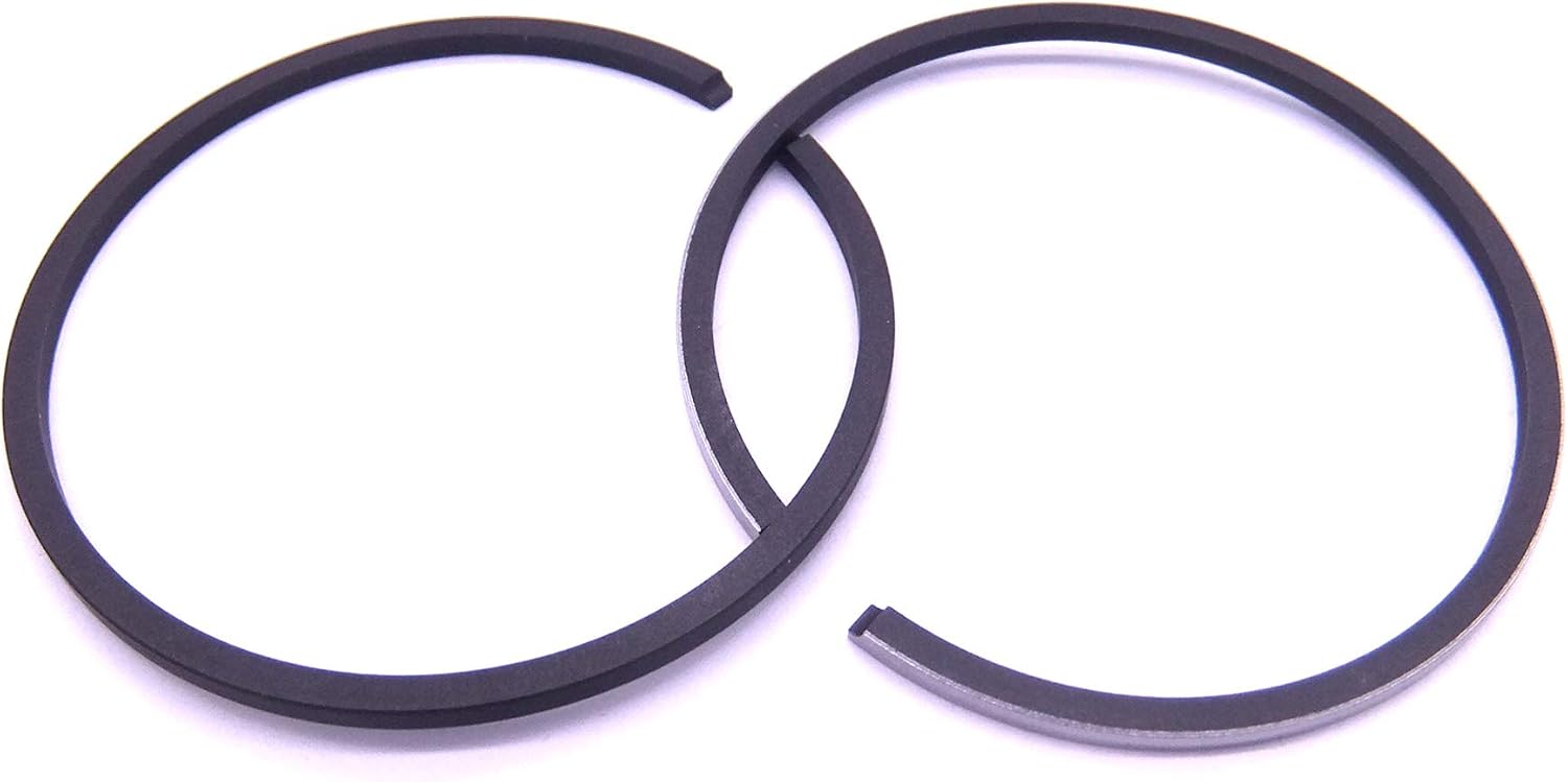 SouthMarine Boat Motor 369-00011-0/1 3G2-00011-0 369000110/1 3G2000110 Piston Ring Set STD for Tohatsu for Nissan 5HP 9.9HP 15HP /16054 8M0080357 for Mercury Mercruiser Quicksilver, 55mm