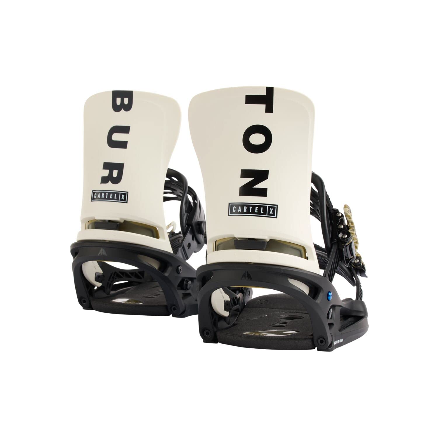 BURTON Cartel X EST Mens Snowboard Bindings Black/Stout White/Logo