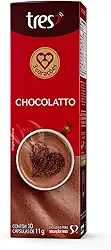 3 Corações Cápsula Chocolatto TRES - 10 unidades
