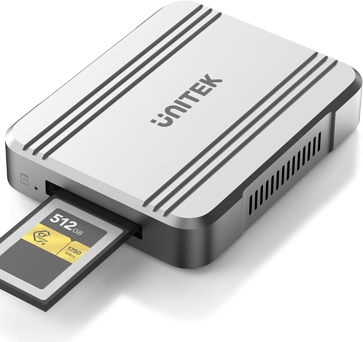 Unitek 40Gbps CFexpress 4.0 Type B Card Reader - USB4 CF Express Reader | For 4K/8K video Portable Aluminum Card Adapter,Plug and Play,Compatible with Cameras,Laptops,and Cages USB-C to C Cable