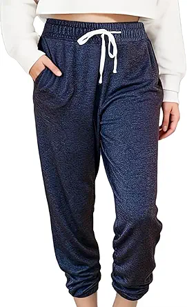 Women Baggy Sweatpants with Pockets Lounge Womens Pajama Pants Female Trouser