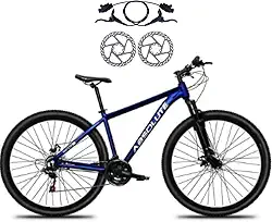 Bicicleta Aro 29 Absolute Nero 5 21V MTB Aluminio Freio Hidráulico Suspensão 80mm Unissex