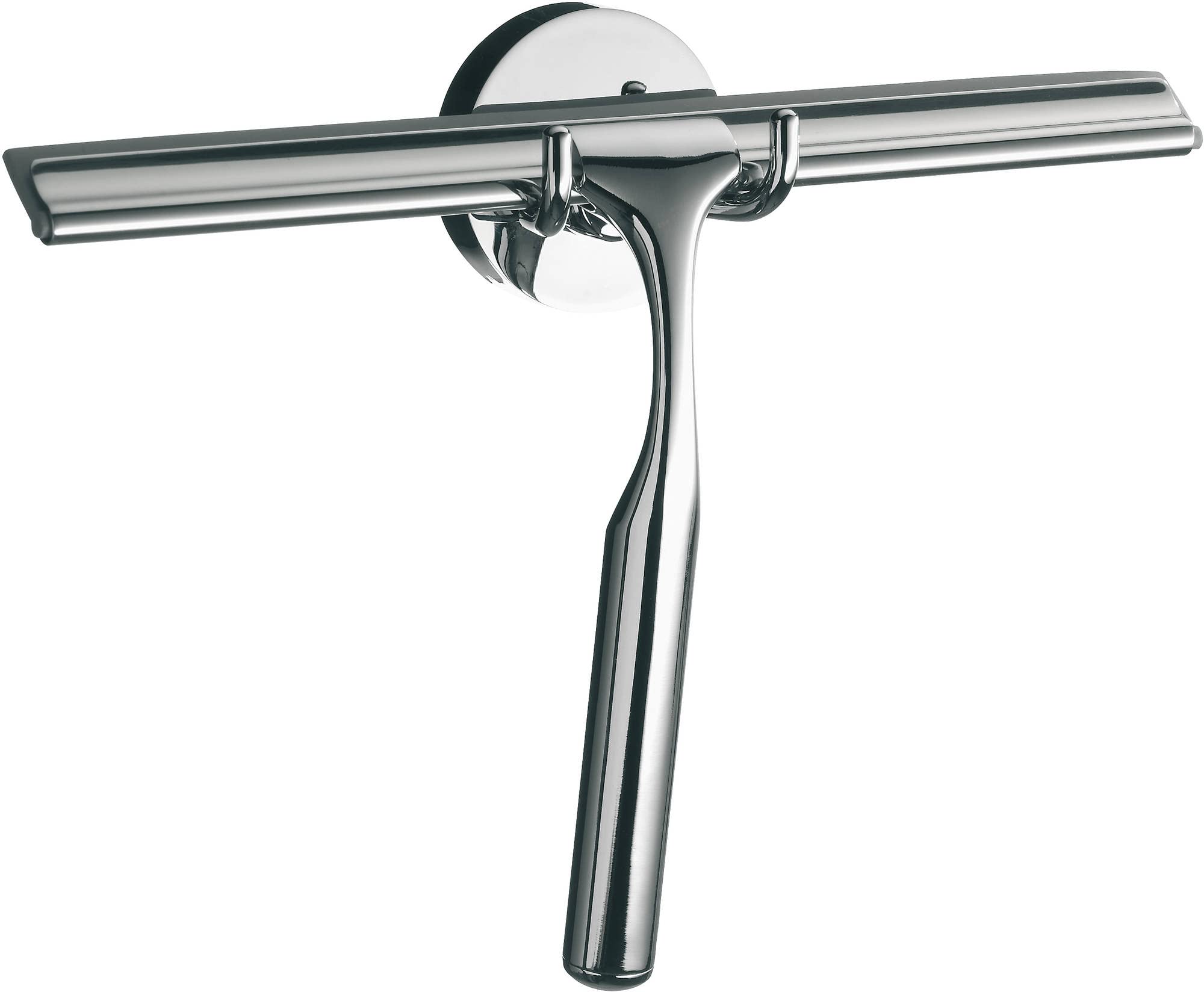 emco system2 Duschwischer, mit Halterung, inklusive Ersatz-Gummilippe, grau, 353400100