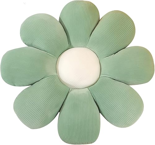 Cojín de asiento de piso de flores, cojín de felpa para silla, cojín de pie tatami, para leer, ver la televisión, bonita decoración de habitación,