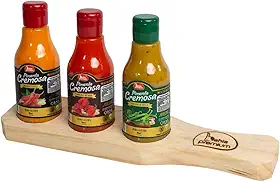 Molho Pimenta Carolina Reaper Extra Forte 80ml Bahia Premium Kit Régua