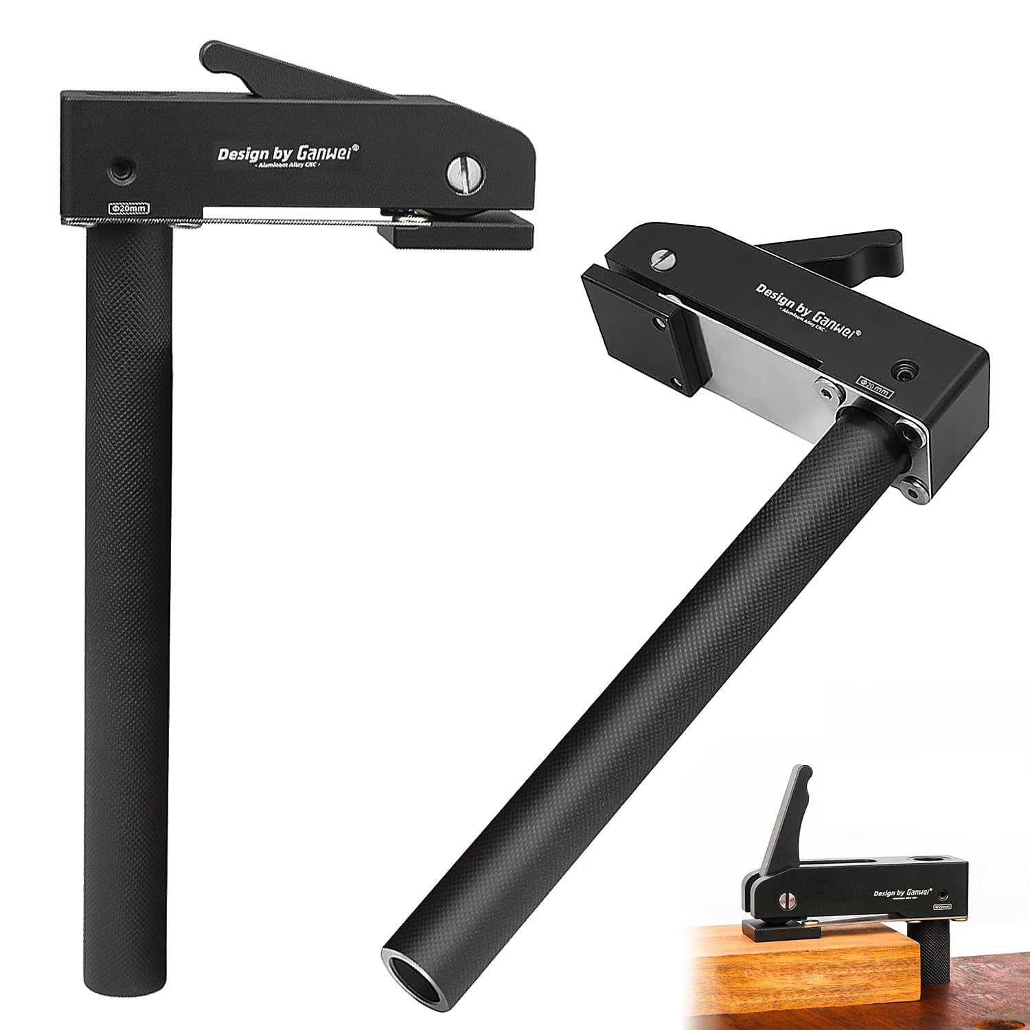 Tbest Bankklemmen, 2 Stuks Houtbewerking Desktop Clip Verstelbare Werkbank Snelle Vaste Klem Messing Armatuur Bankschroef met 4 Bank Hond 20mm Bank Hond (#1 Tbest Bankklemmen, 2 Stuks Houtbewerking Desktop Clip Verstelbare Werkbank Snelle Vaste Klem Messing Armatuur Bankschroef met 4 Bank Hond 20mm Bank Hond (#1