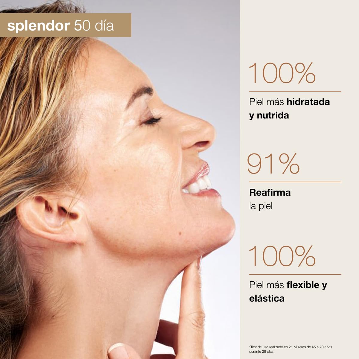 Bella Aurora Crema de Día Antiedad 50+ Años, 50 ml | Crema Facial Anti-Arrugas y Anti-Manchas | Tratamiento Facial Hidratante para Mujer SPF 20 | SPLENDOR 10