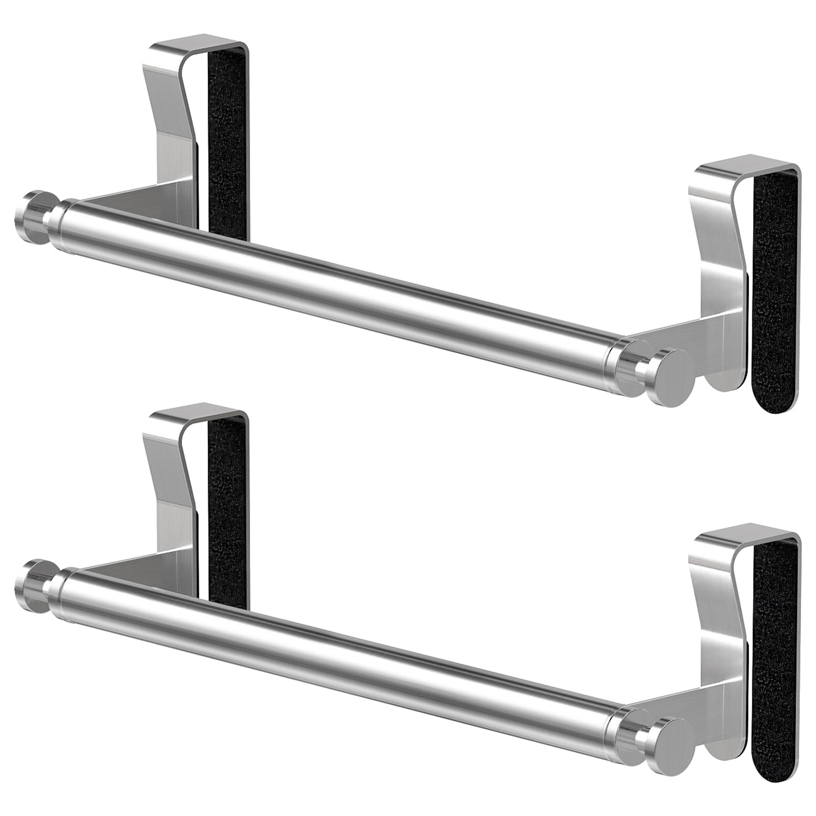 Photo 1 of *See Clerk Notes*
Over Cabinet Towel Holder, Stainless Steel Over The Cabinet Towel Rack Bars for Kitchen Cabinet Doors, Dish Towel Holder with Hooks, 2 Pack (Brushed Nickel)