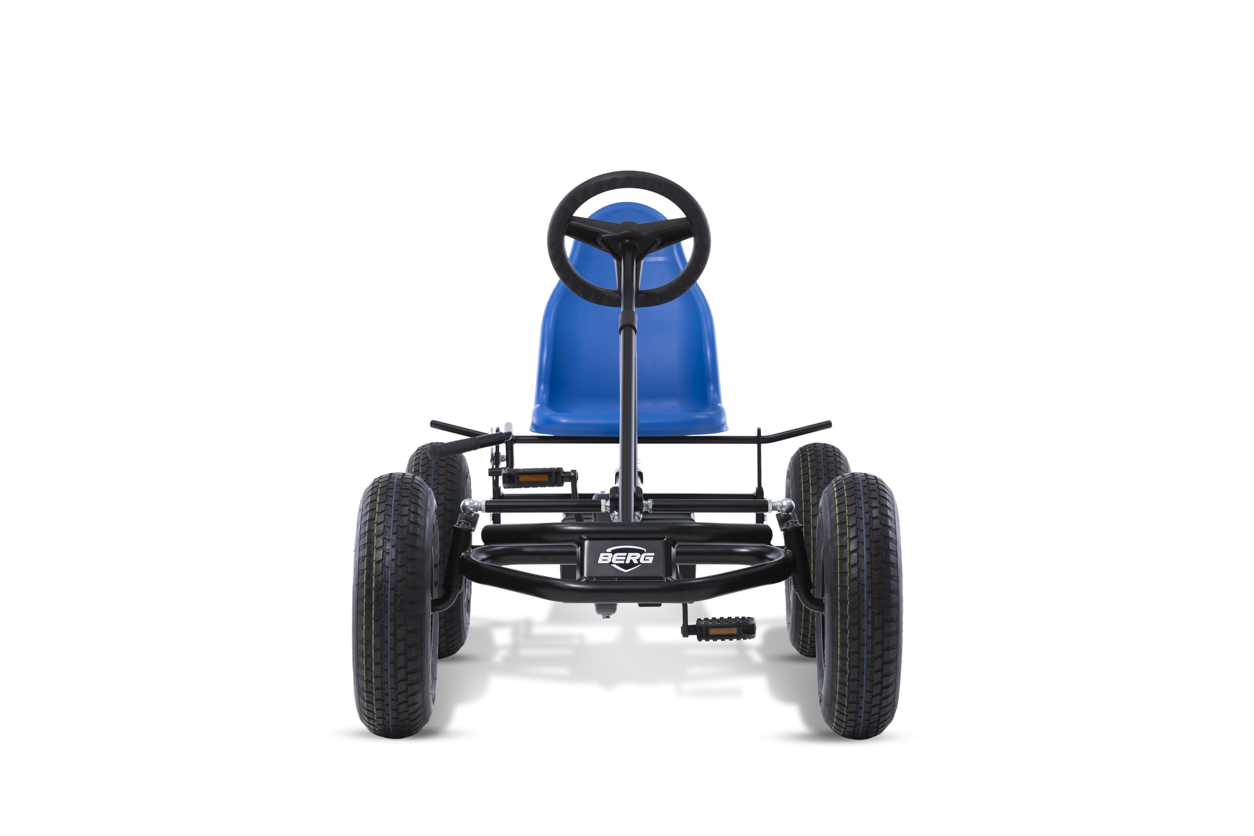 BERG Kart a Pedales XL B.Pure Blue BFR | Azul, a partir de 5 años, freno BFR (adelante, atrás, frenado), cuadro de acero resistente, asiento regulable