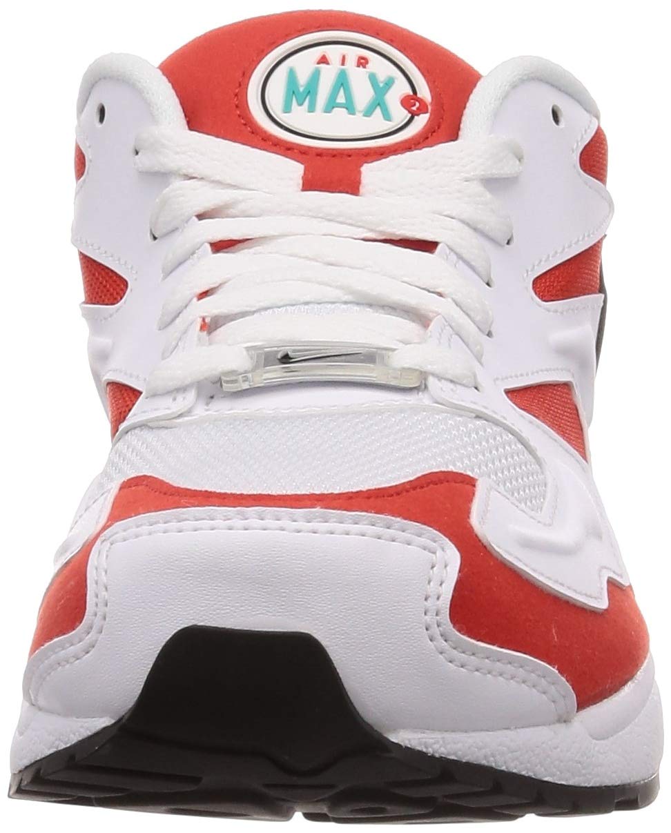 NIKE Męskie buty lekkoatletyczne Air Max2, 46, Biały czarny i niebieski