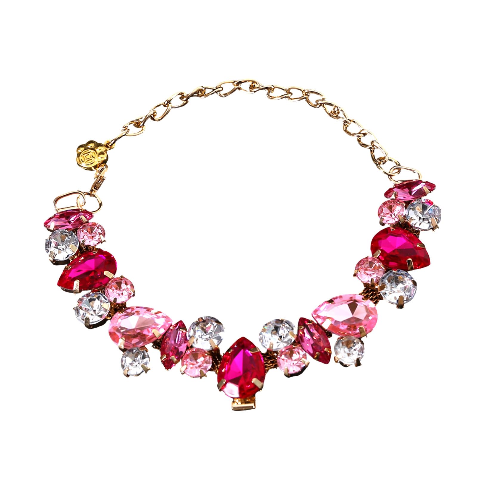 Collares de gato, collar de cristal de princesa, accesorios para fotos de boda, collar de vacaciones, collar de perlas para princesa